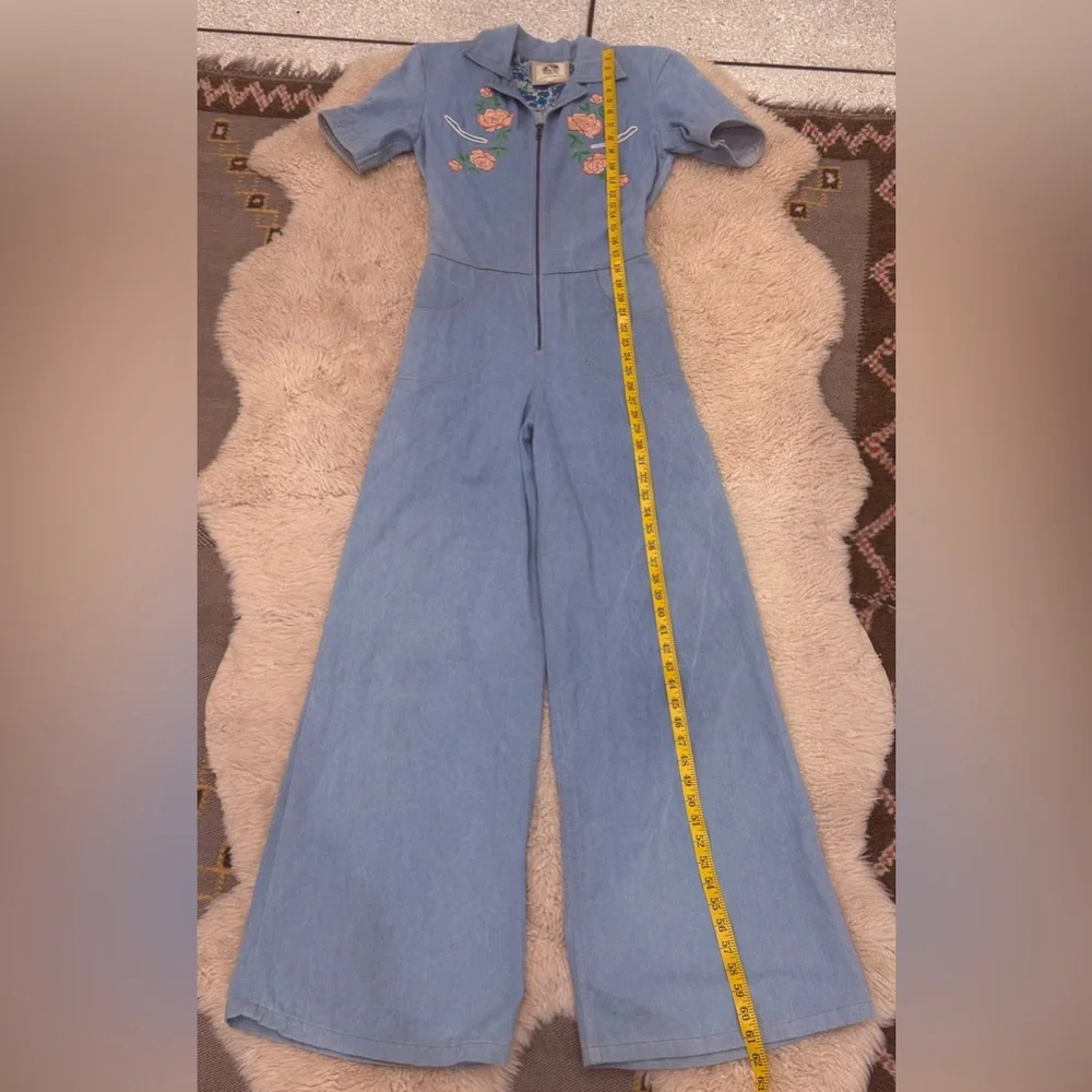 Chasing Unicorns Denim Jumpsuit - Picture 6 of 13